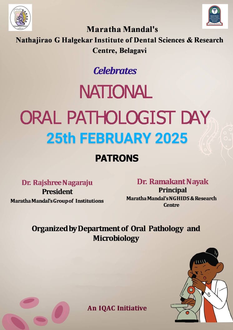 NATIONAL ORAL PATHOLOGIST DAY 2025 BROUCHURE